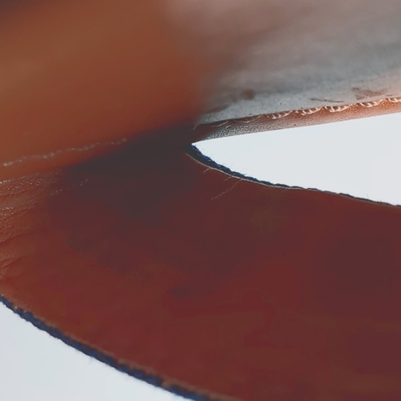 Frye - Denim and Blue Suede Stacked Heel Sandals - 10 - Picture 10 of 16